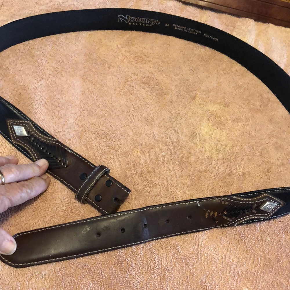Nocona leather western belt p1616